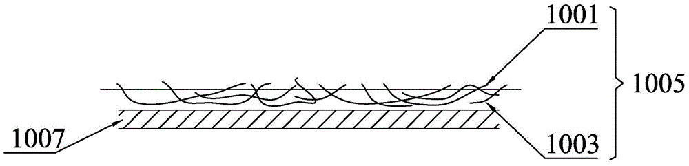 Nanometer silver line conductive overlapping structure and capacitive touch panel