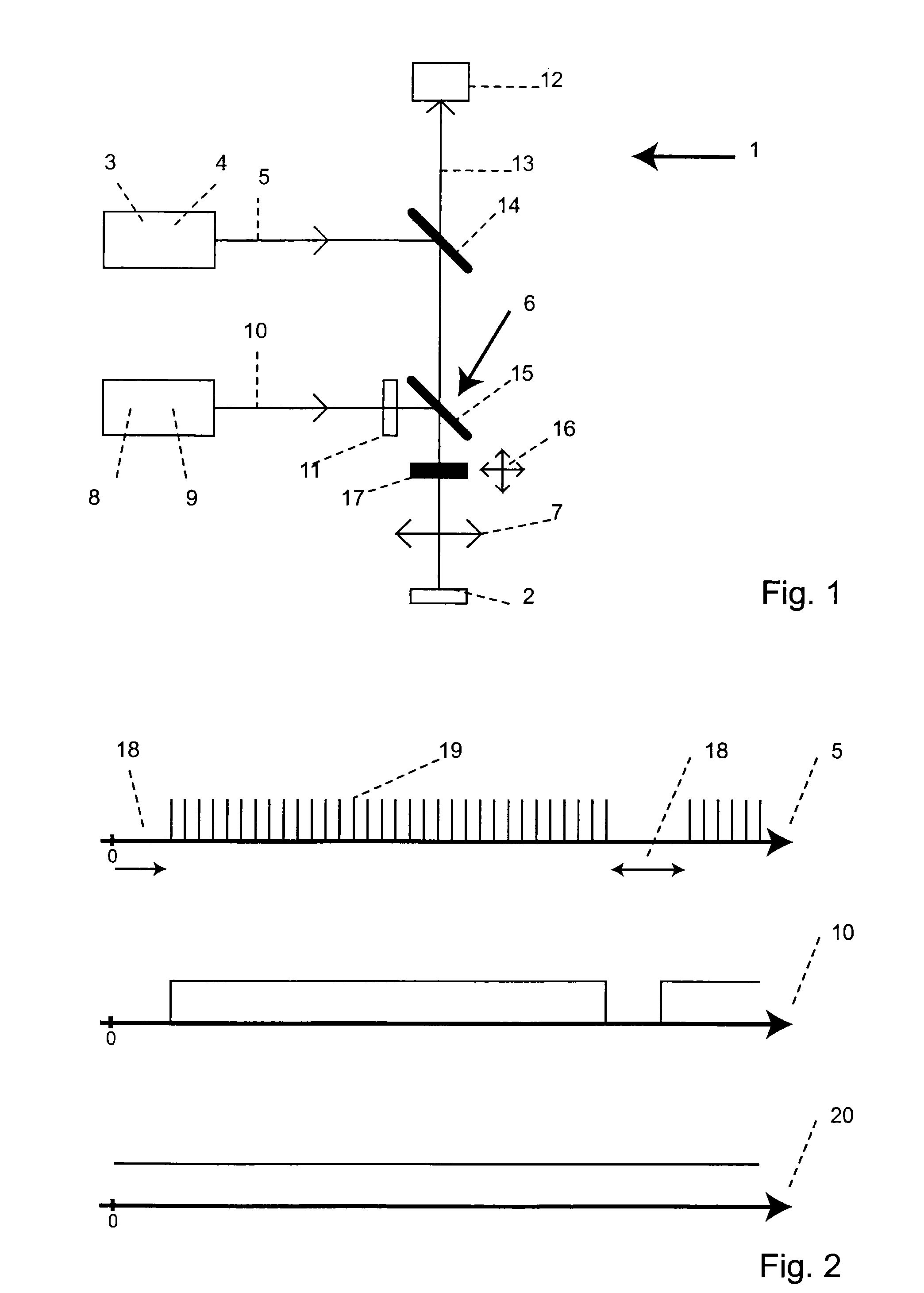 STED-fluorescent light microscopy with two-photon excitation