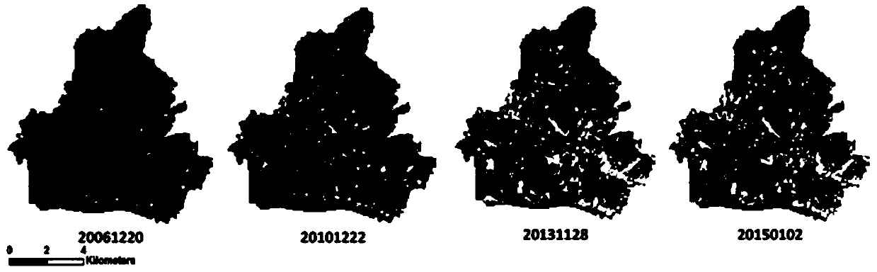 Method for monitoring dynamic change of urban heat island intensity