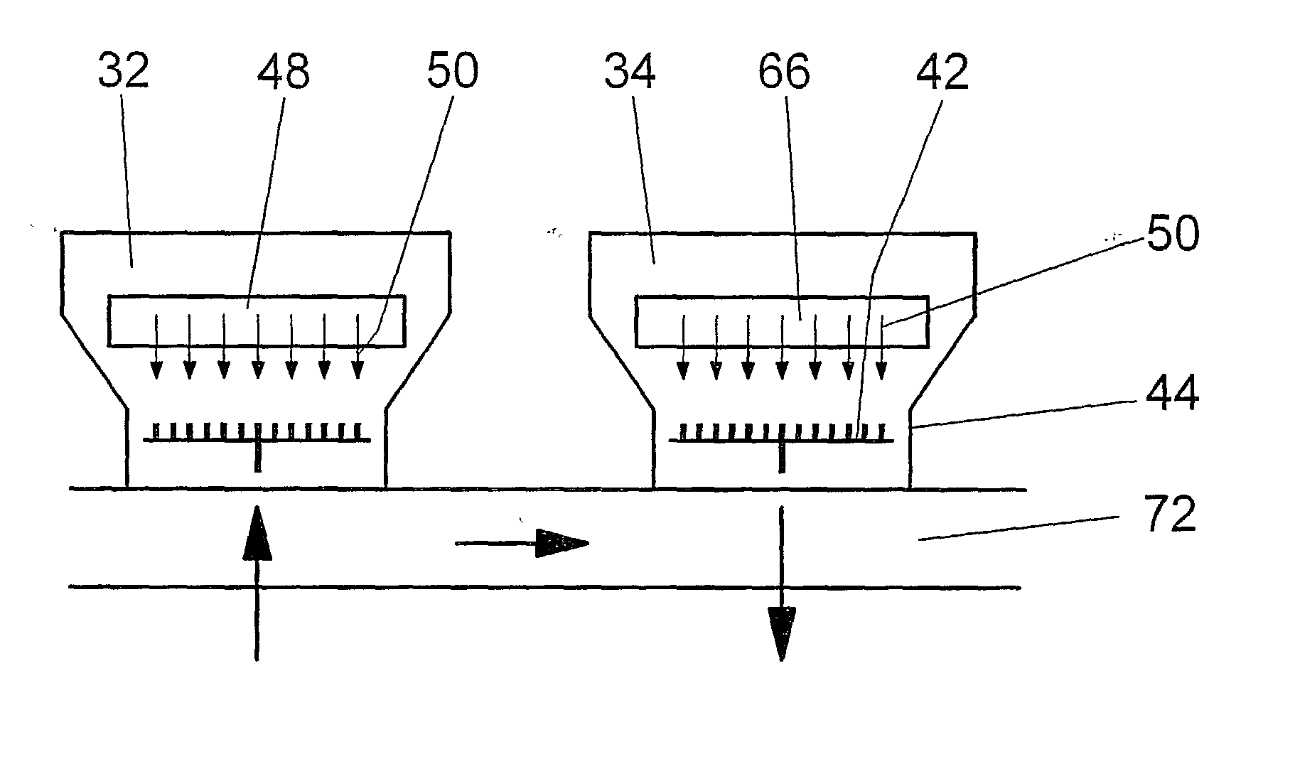 Method and device for coating at least one wiper-blade element