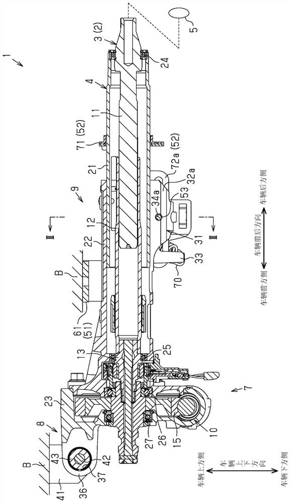 Steering column device