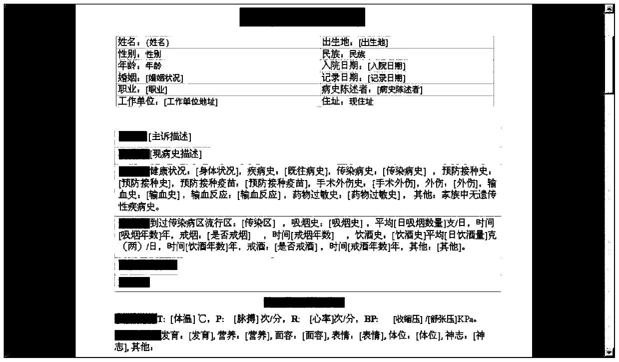 Classification method for processing electronic medical record hybrid data based on crowd network