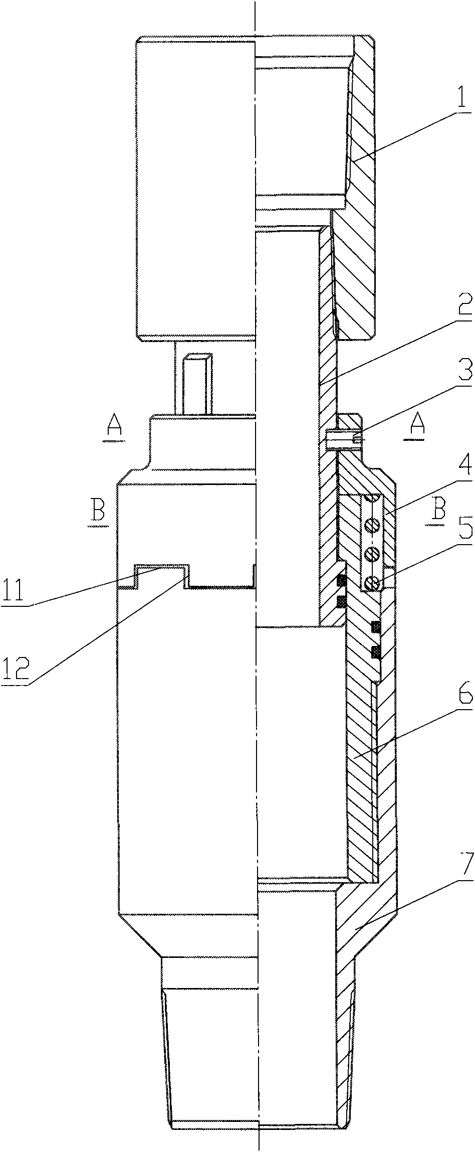 Anti-tripping reverse buckling device