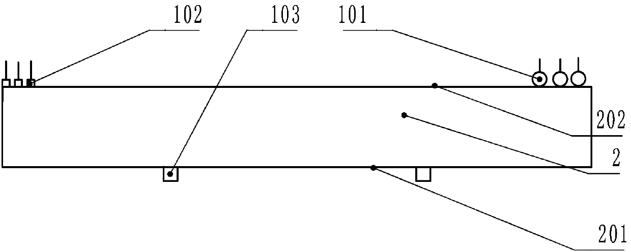 Vibration aging method for offshore drilling platform