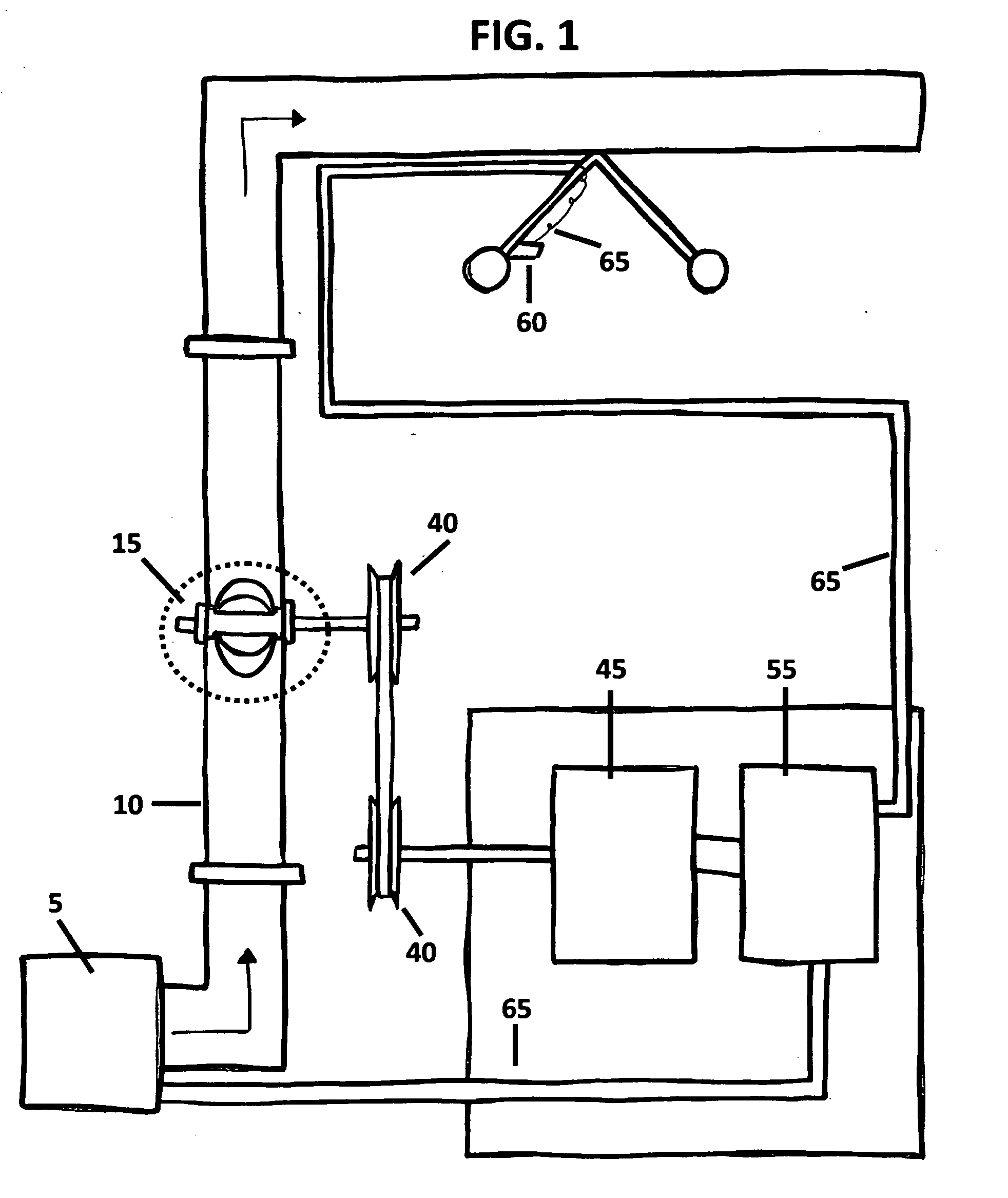 Kinetic energy recycling system for usable electric and hydraulic power generation