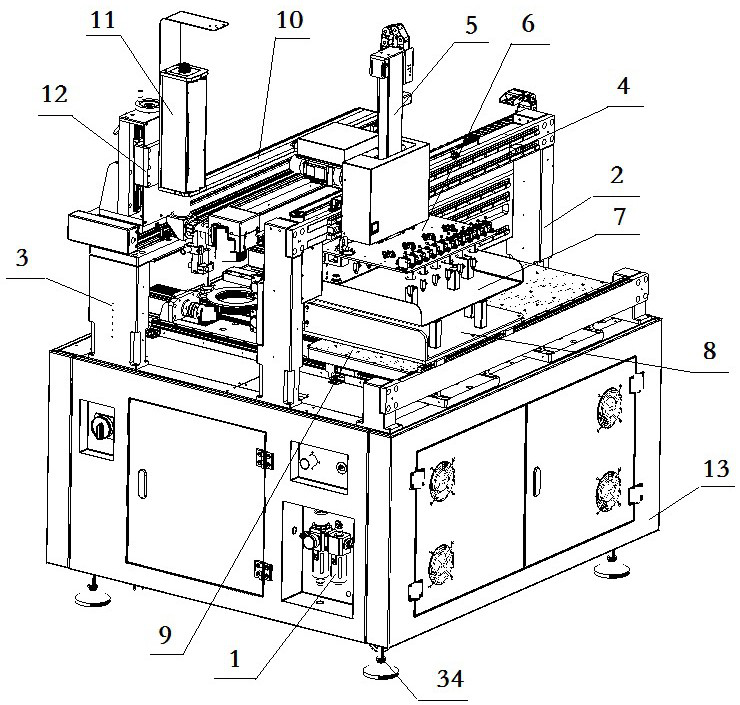 Environment-friendly laser marking system with protection function