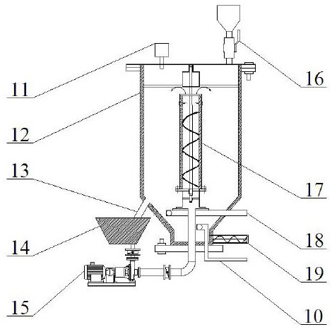 A sludge in-situ recycling system device