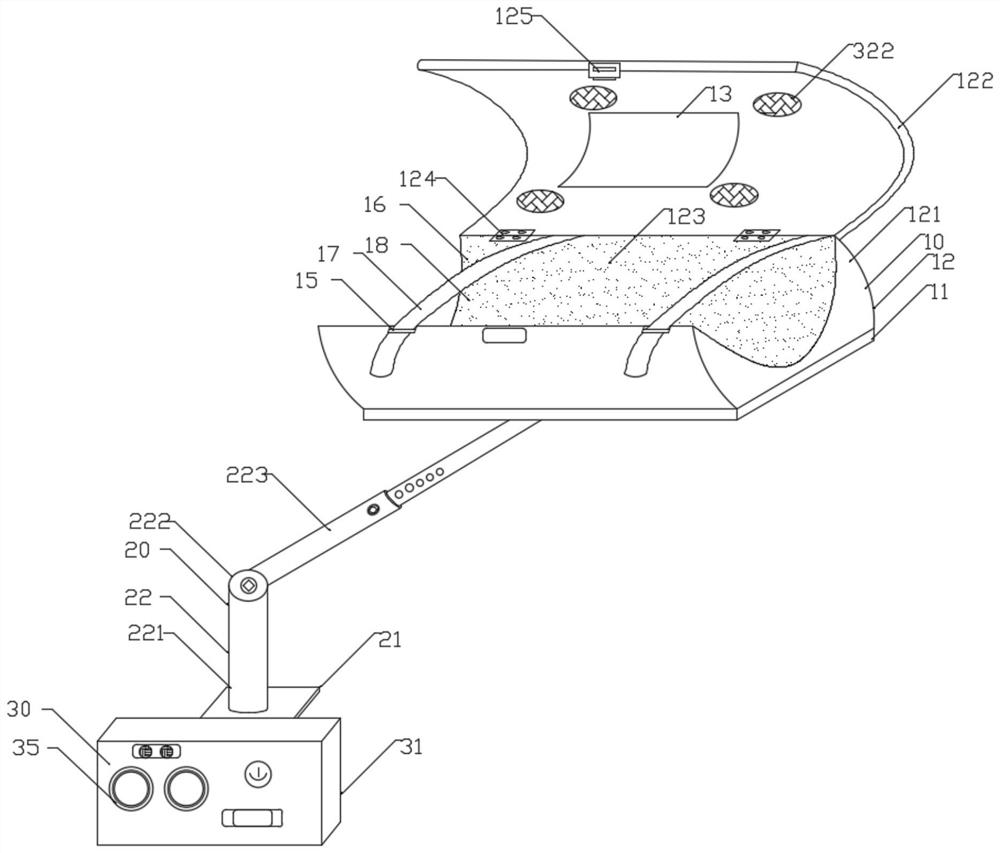 Multifunctional autologous internal arteriovenous fistula limb fixing and protecting device for hemodialysis patient