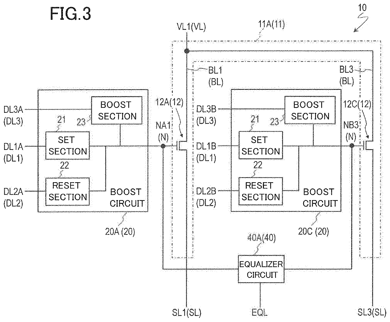 Active matrix substrate and display device