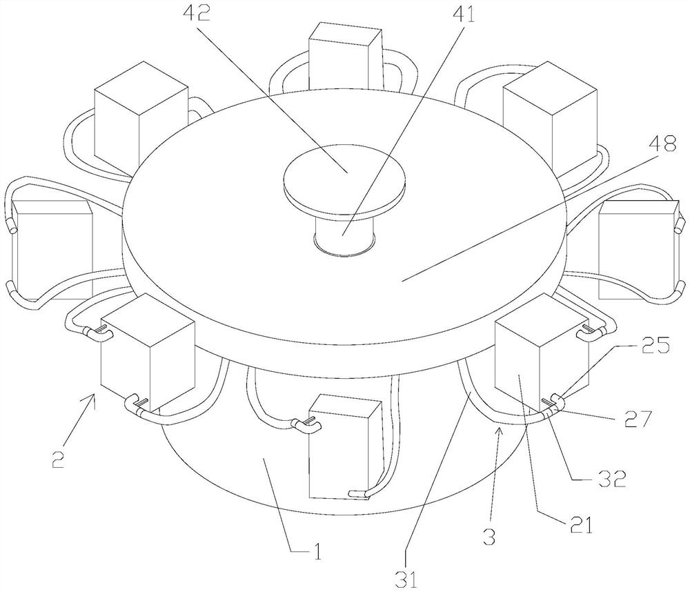 Linkage heat dissipation system of photovoltaic transformer