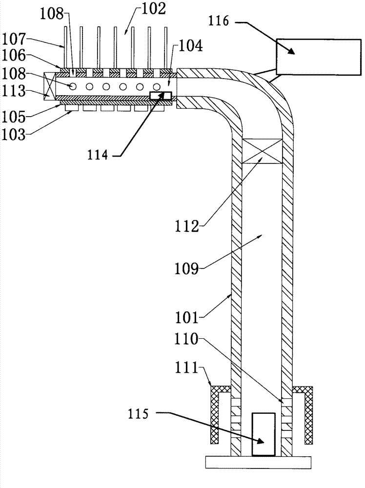 High-efficiency heat dissipating street lamp