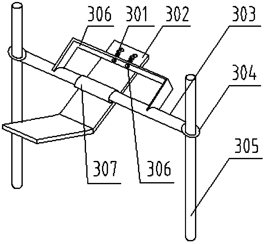 A semi-automatic strip food slicing device