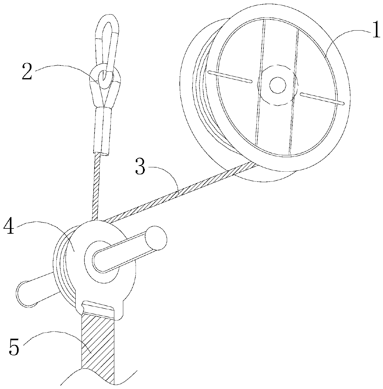 Fire-fighting escape device