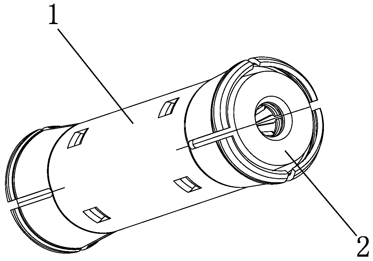 Radio frequency connector with larger radial tolerance