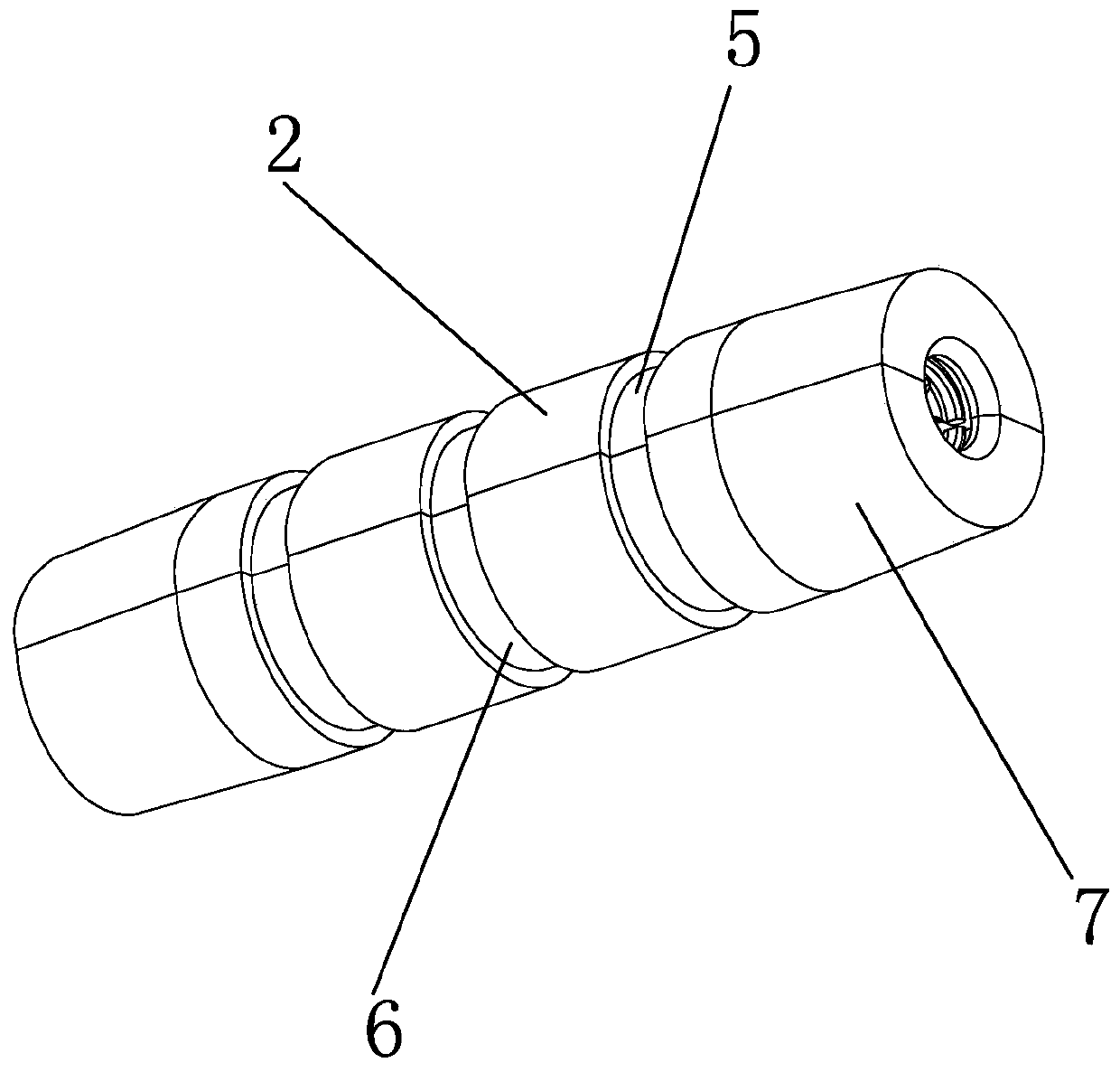 Radio frequency connector with larger radial tolerance