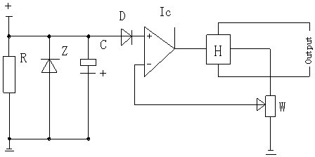 Temperature compensator of Hall detection current sensor