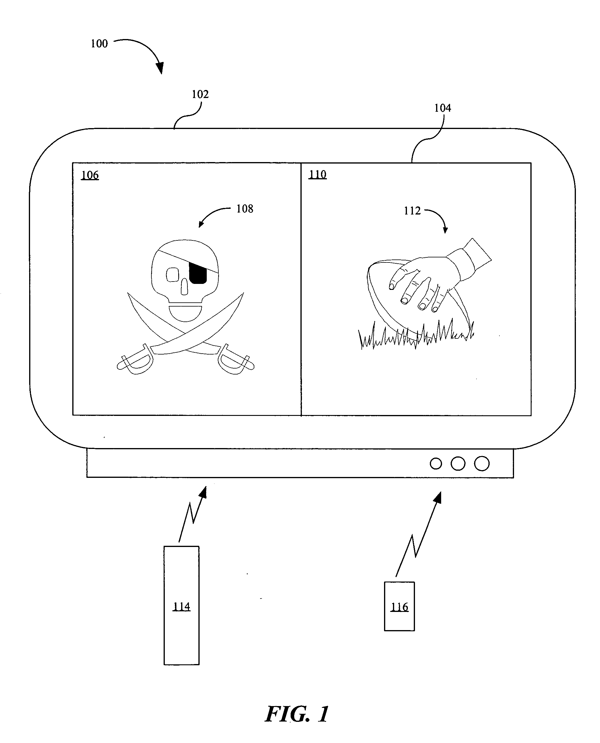 System and method for using second remote control device for sub-picture control in television receiver