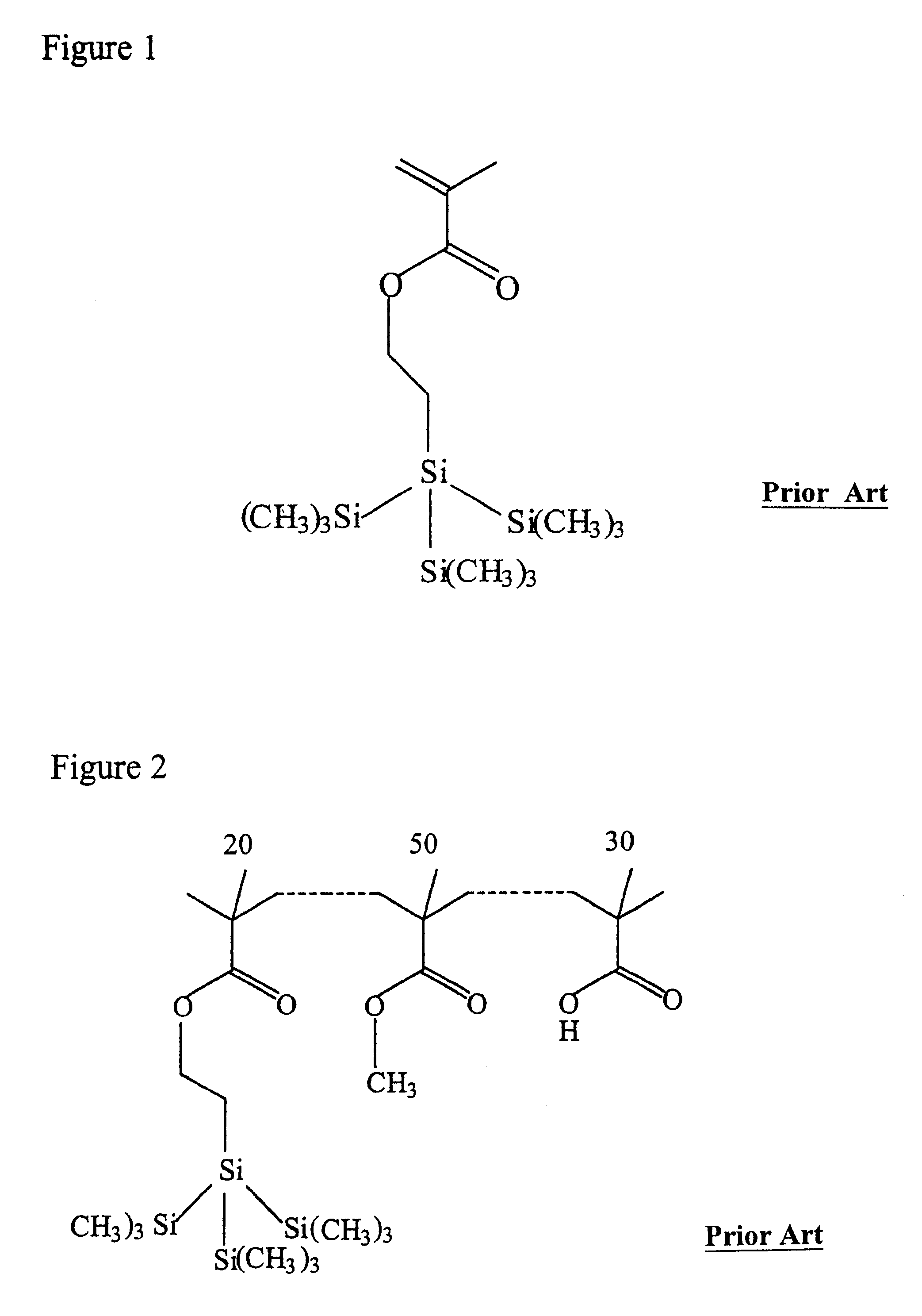 High silicon content monomers and polymers suitable for 193 nm bilayer resists