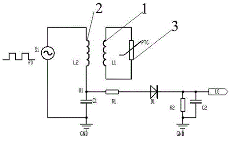 Induction cooker capable of measuring temperature