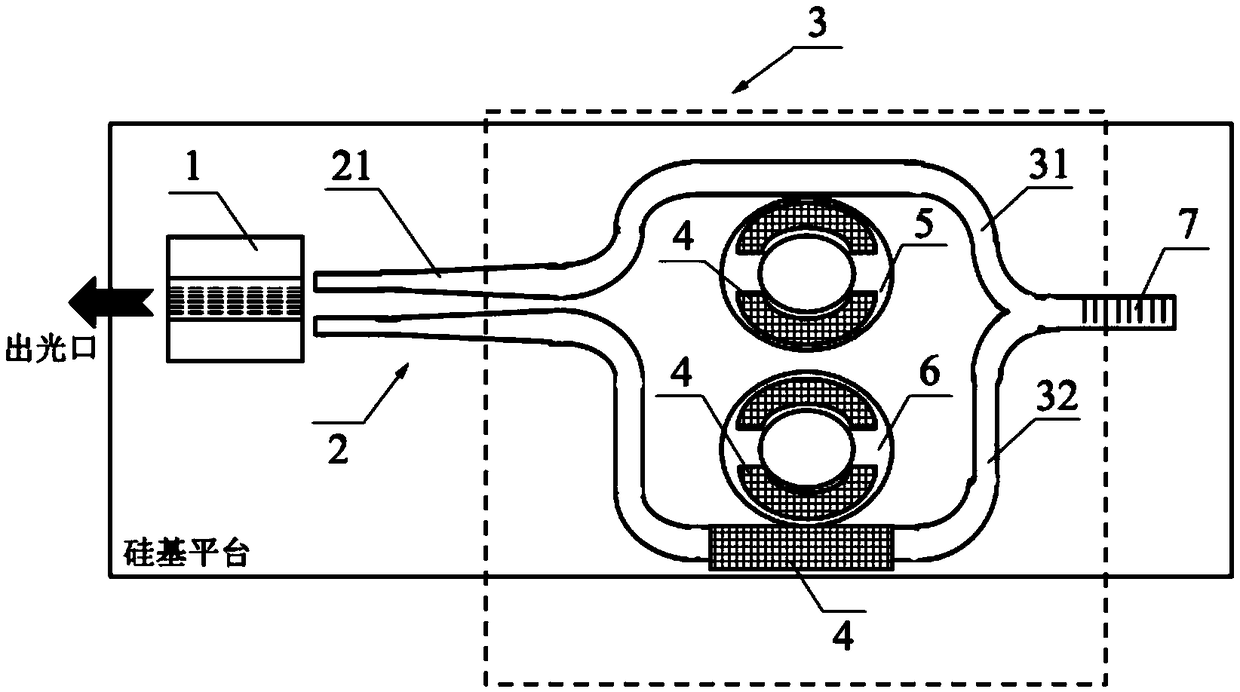 Silicon-based tunable laser