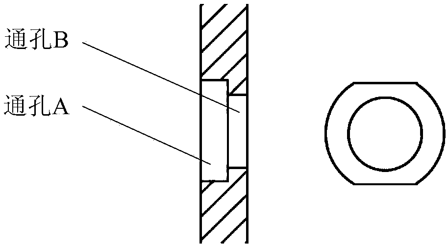 Bin penetrating structure for cable sealing