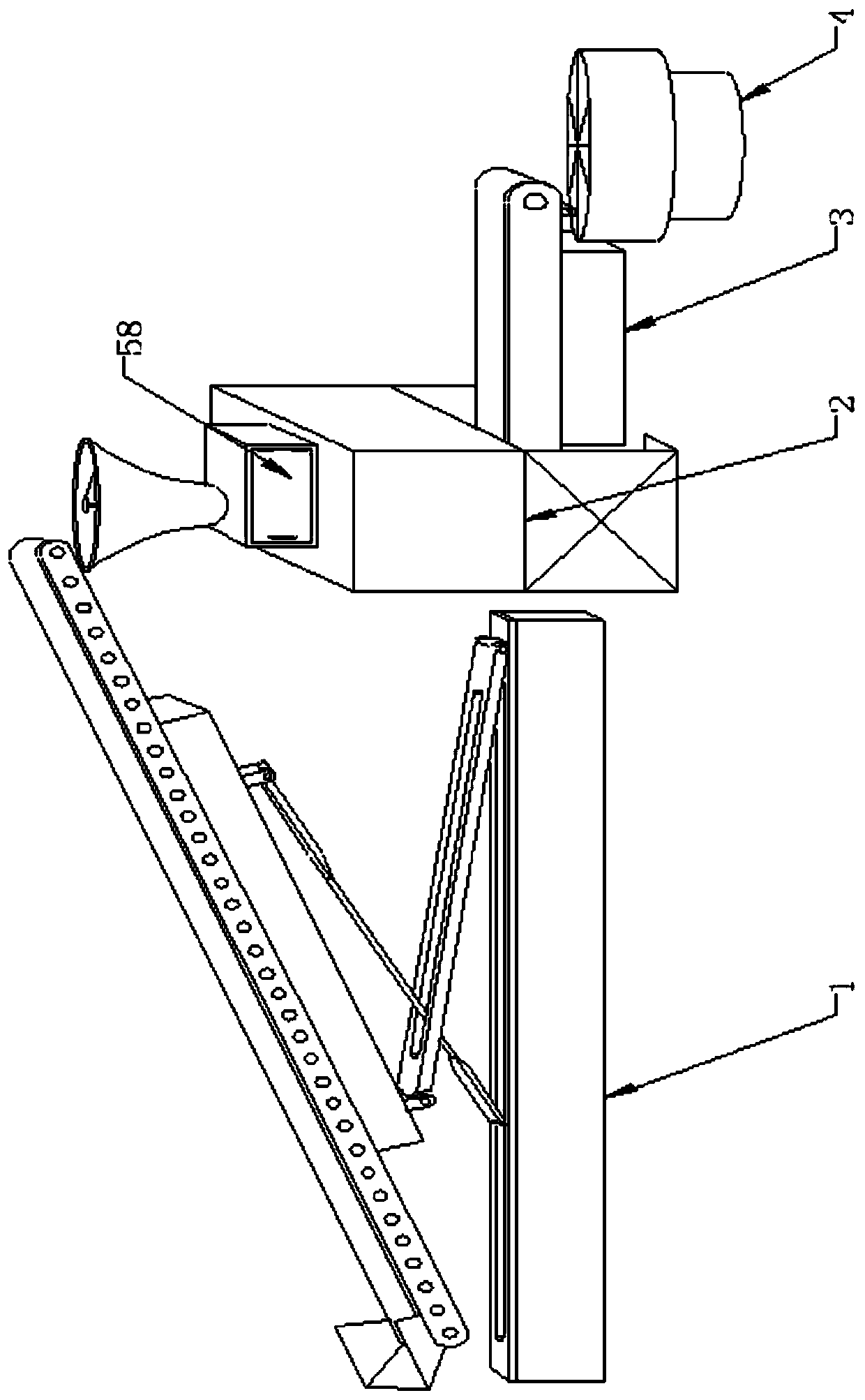 A traditional Chinese medicine conveying and mixing device with multiple crushing functions