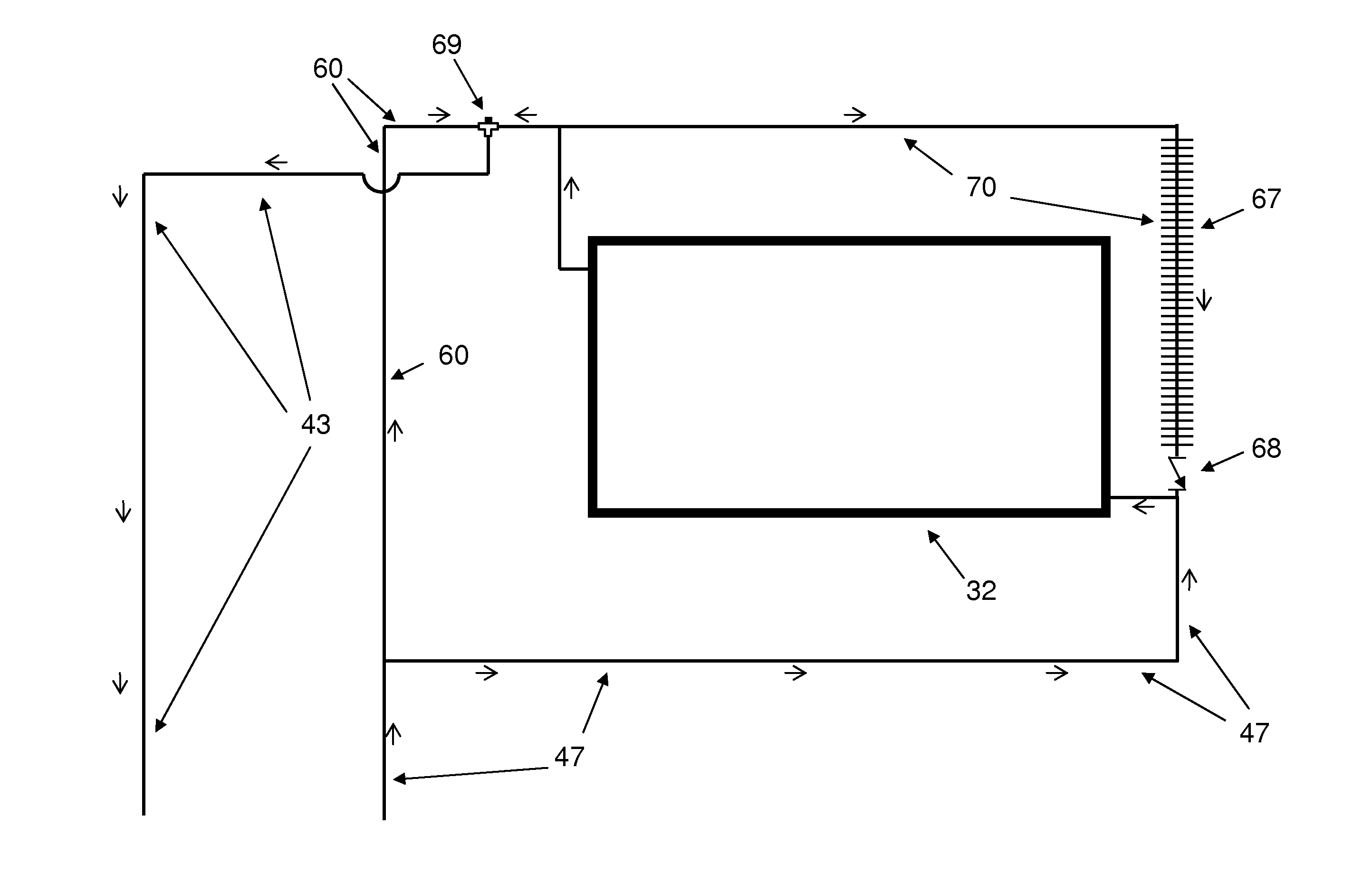 Temperature limiter for fluidic systems