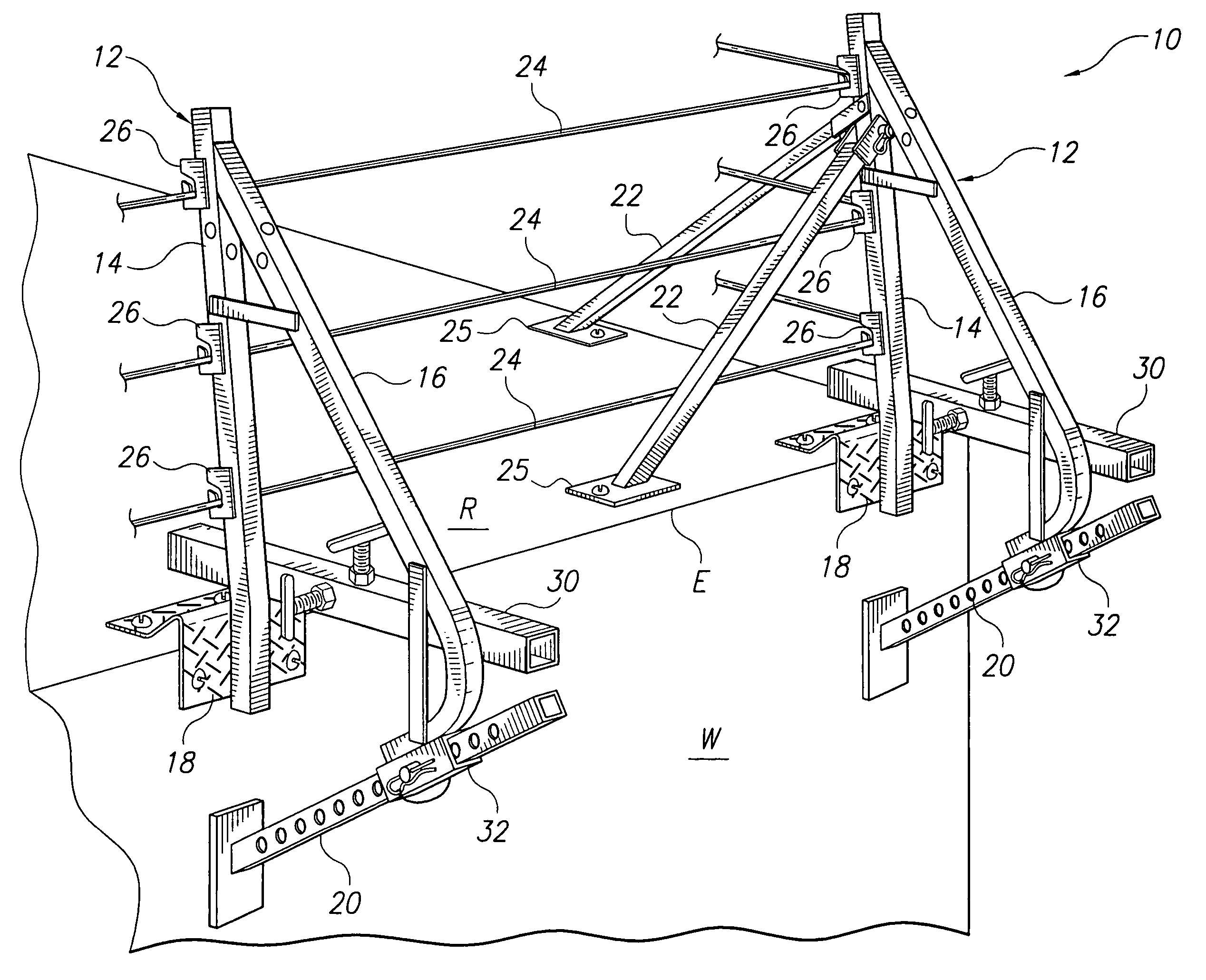 Roof perimeter cable guard system