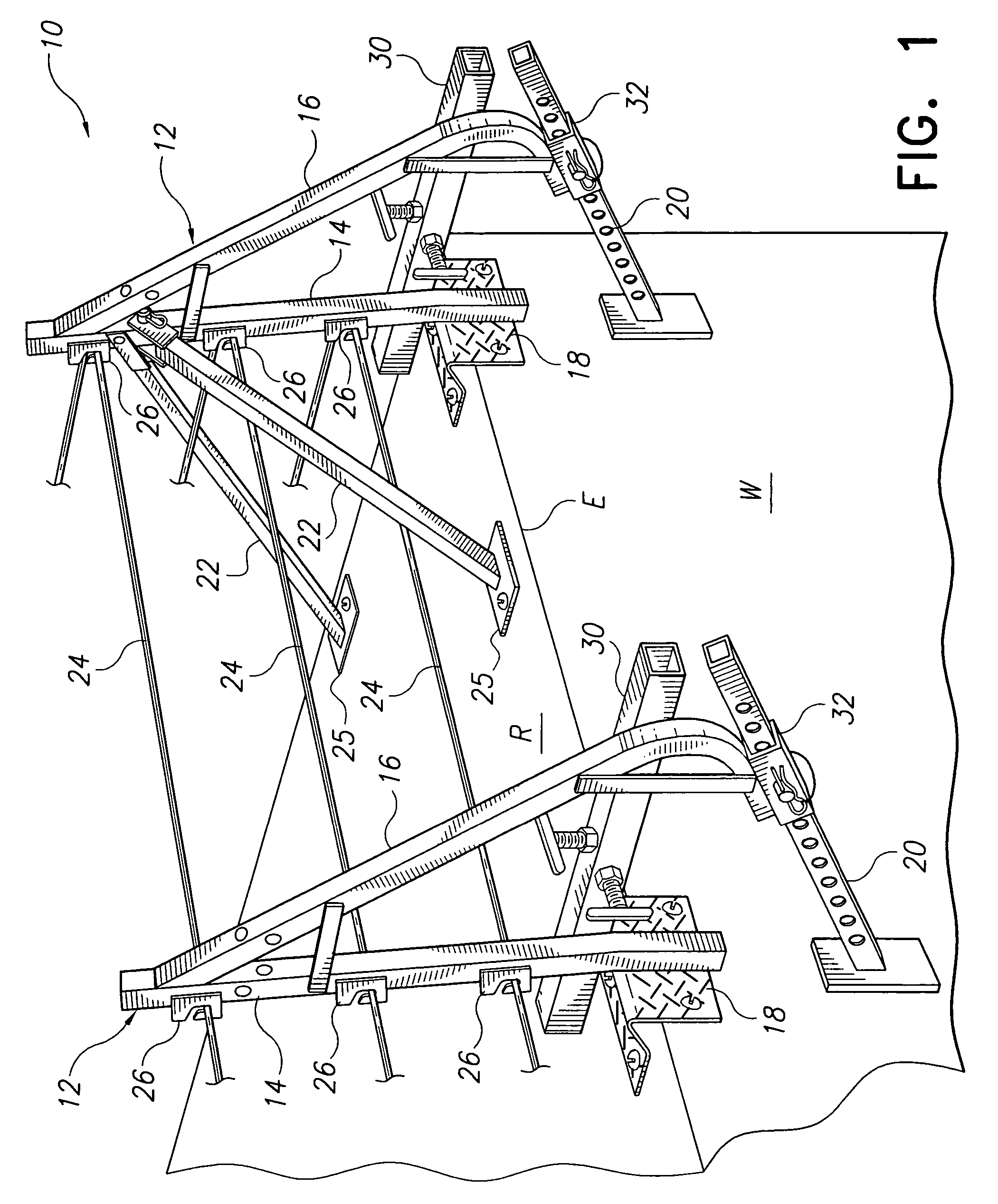 Roof perimeter cable guard system