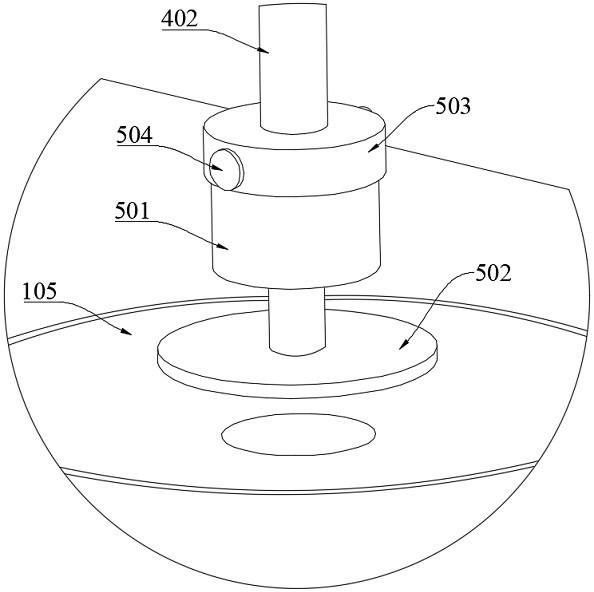 Polishing device for inner wall of satellite antenna panel