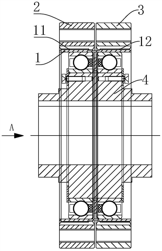 Double-arc curved surface harmonic drive speed reducer