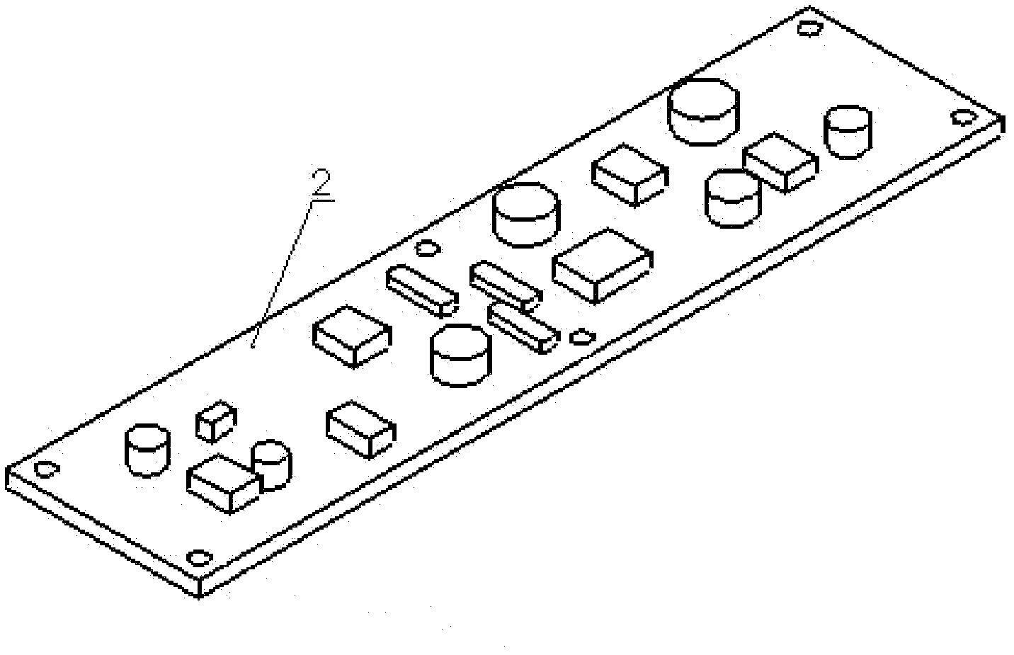 A high-power LED drive power cooling device based on carbon nanotubes