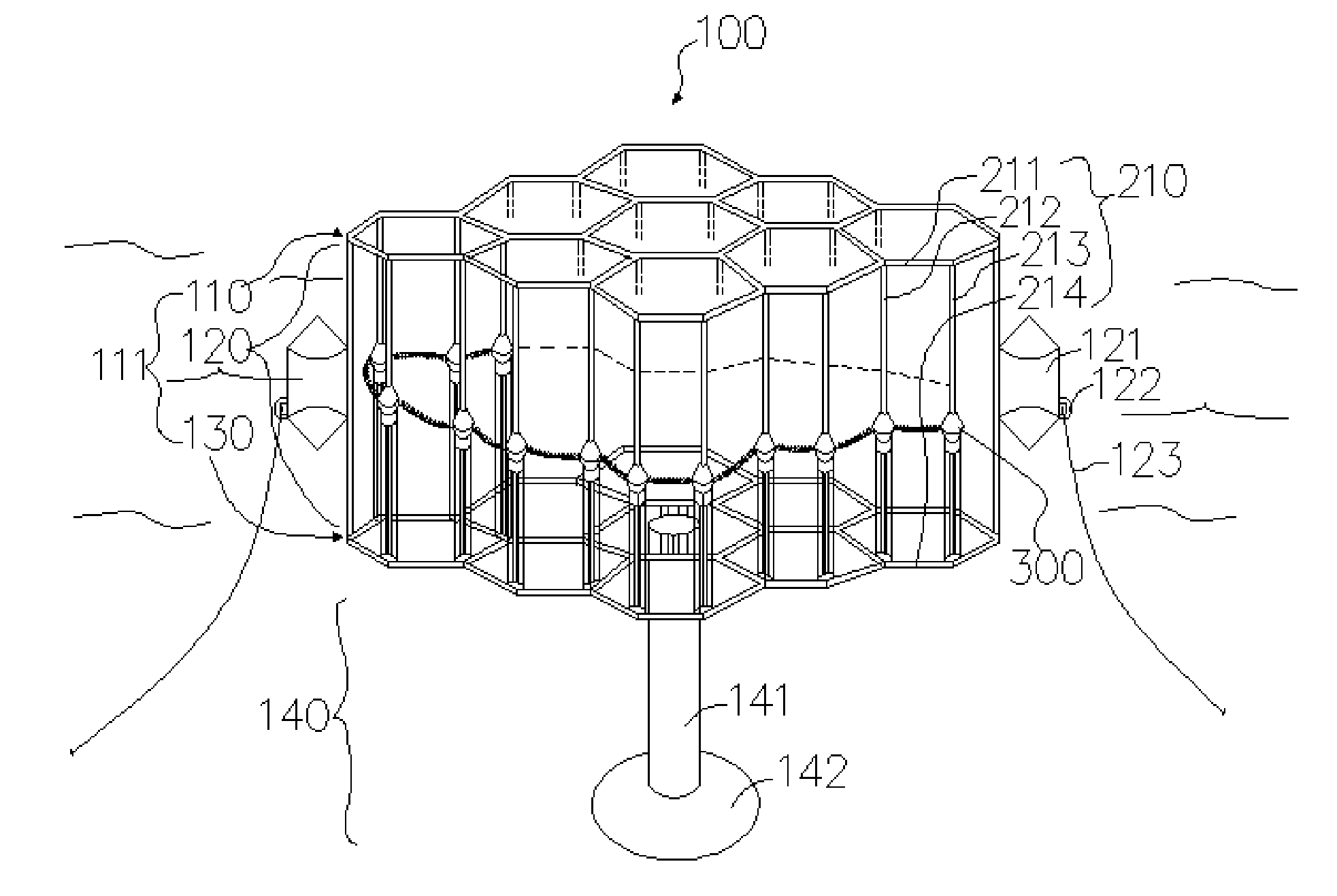 Apparatus for converting wave energy into electrical energy