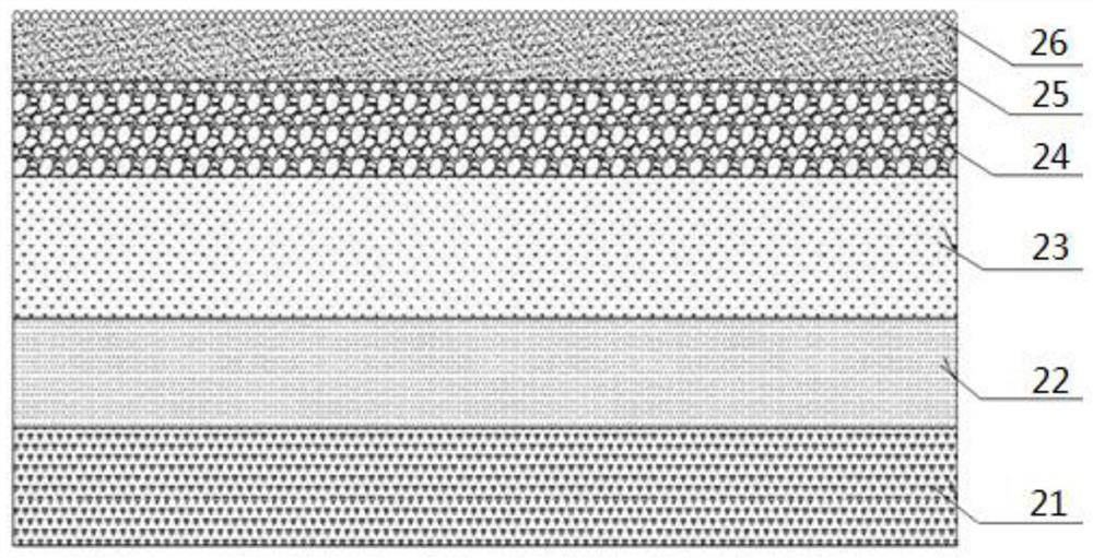 Road reflective energy-saving pavement structure in tunnel and paving method thereof