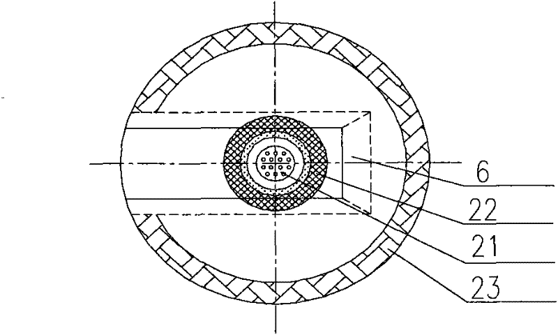 Solar heat supply device for villages and small towns