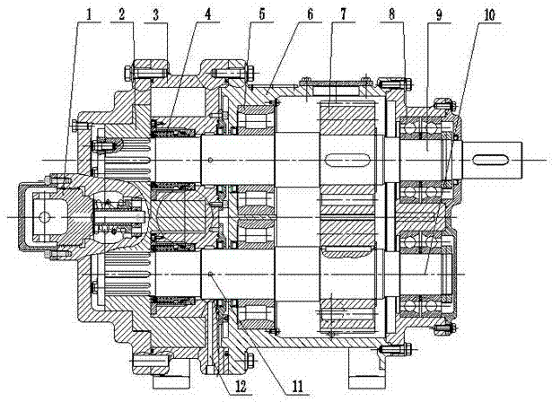 Cam rotor pump for conveying high-viscosity medium