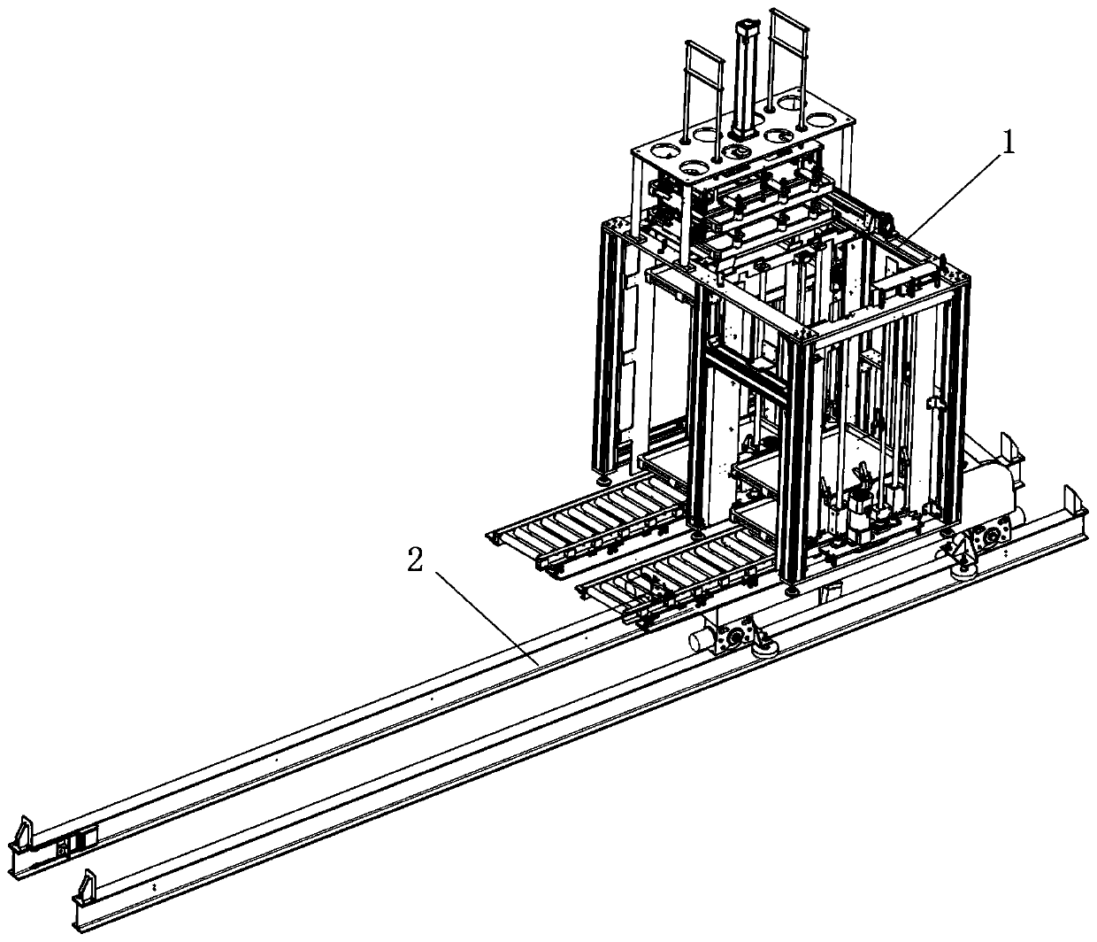 A flight parking management device for an unmanned aerial vehicle and its application method