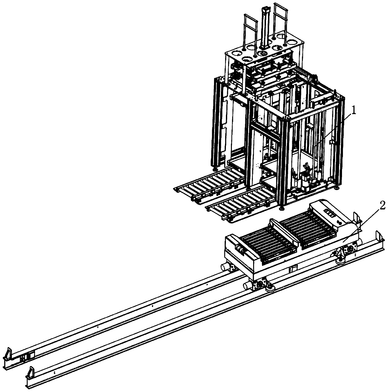 A flight parking management device for an unmanned aerial vehicle and its application method