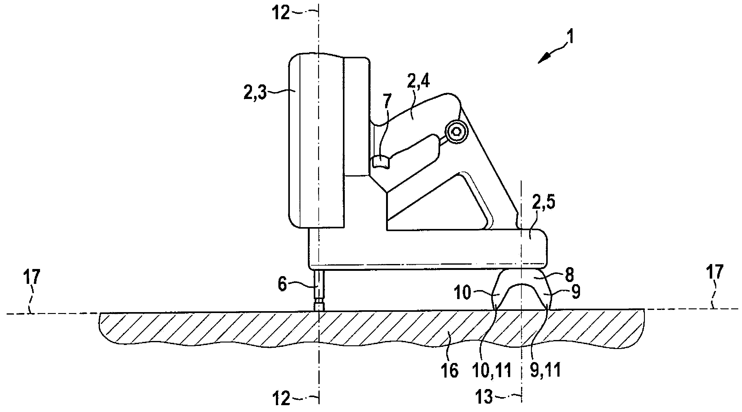 Nailing device