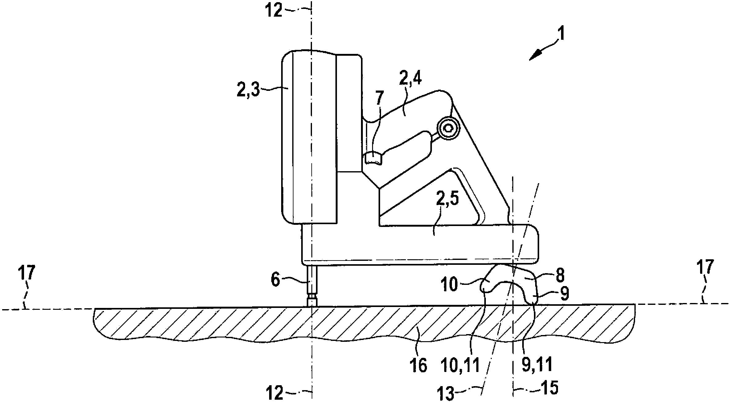 Nailing device