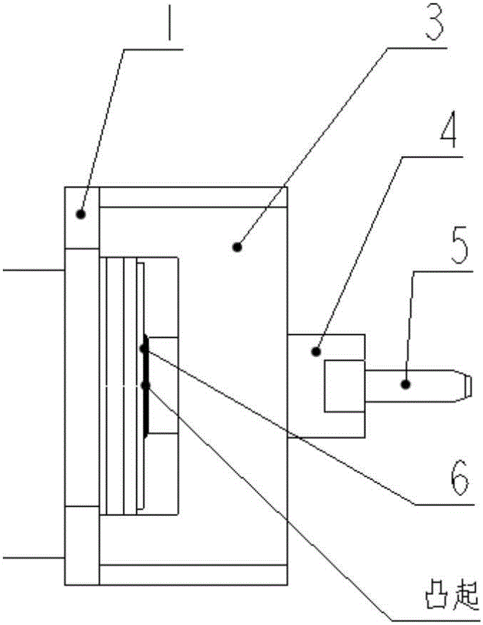 Servo mechanism oil level potentiometer nut screwing-down device and screwing-down and disassembling method