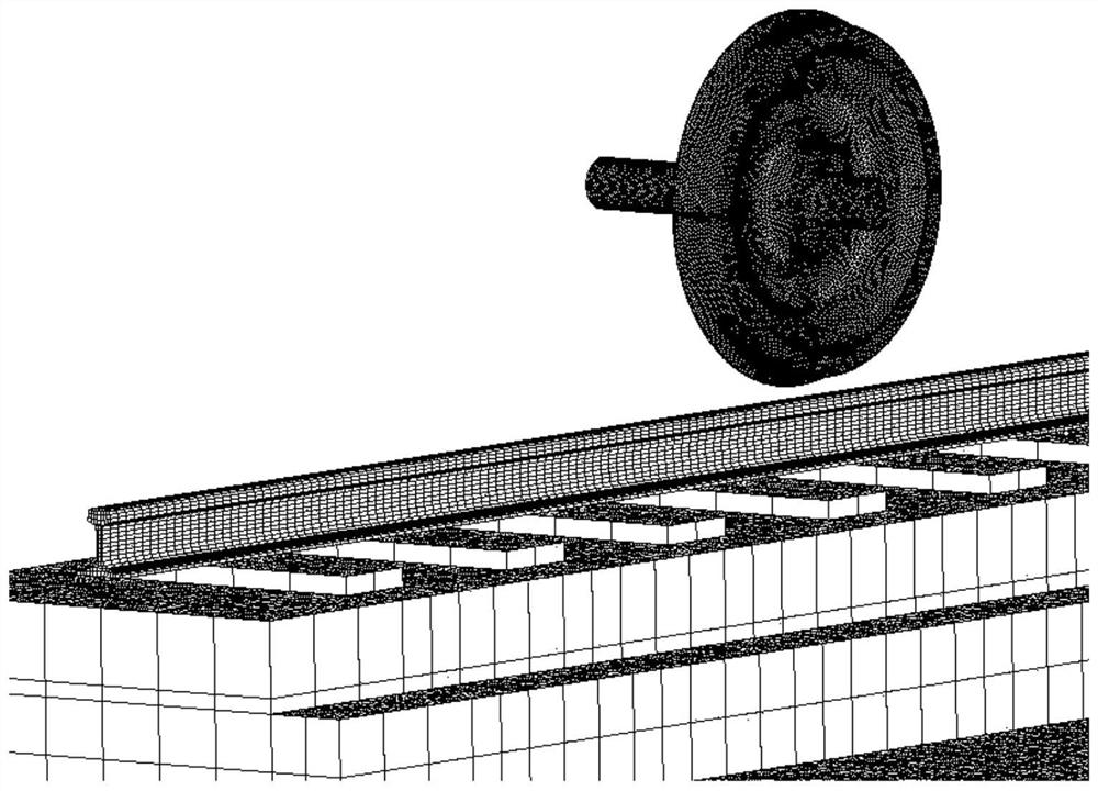 Analysis method of vibration and noise in wheel-rail area of ​​high-speed railway based on fluid-structure coupling