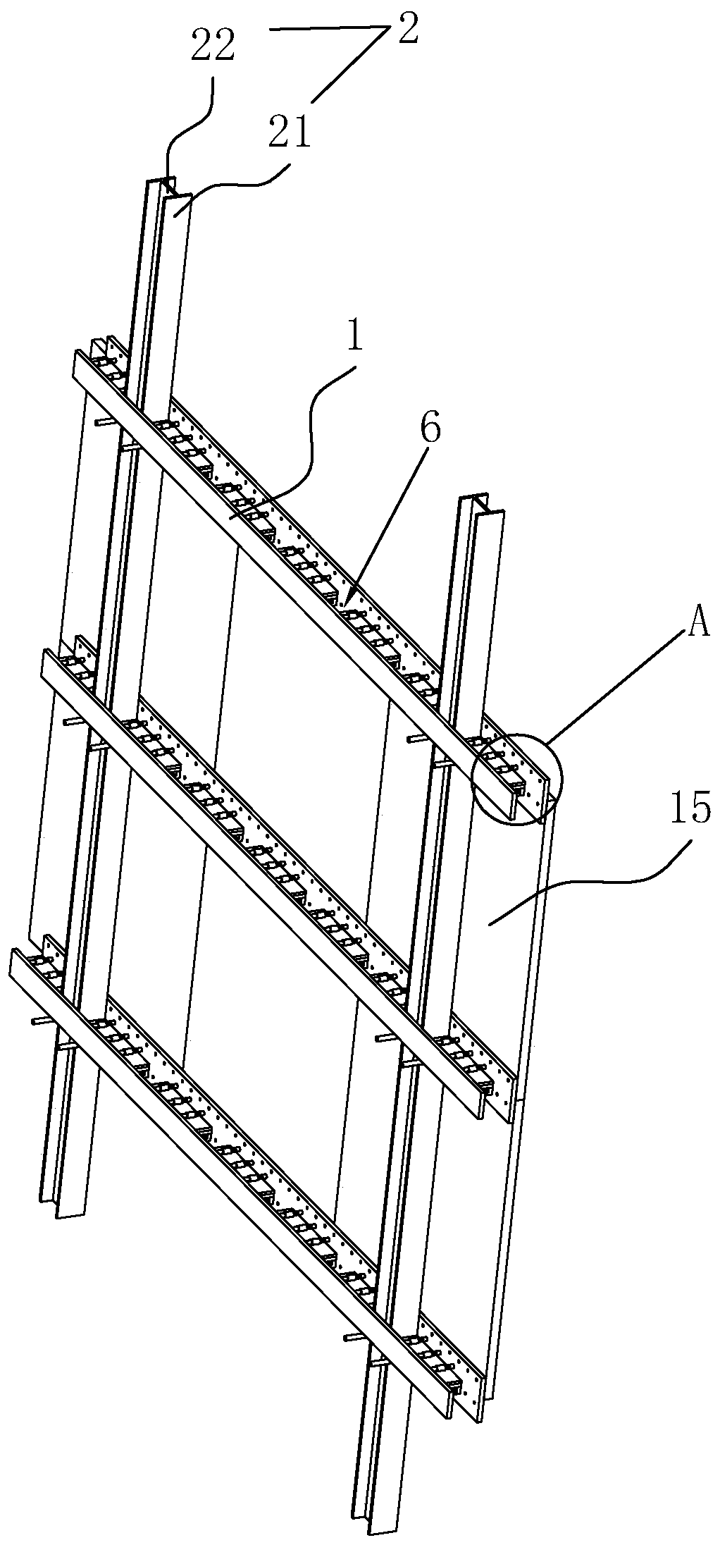 Wall decoration structure and wall decoration method