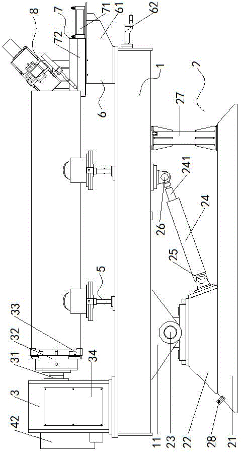 Internal circumferential joint welding device