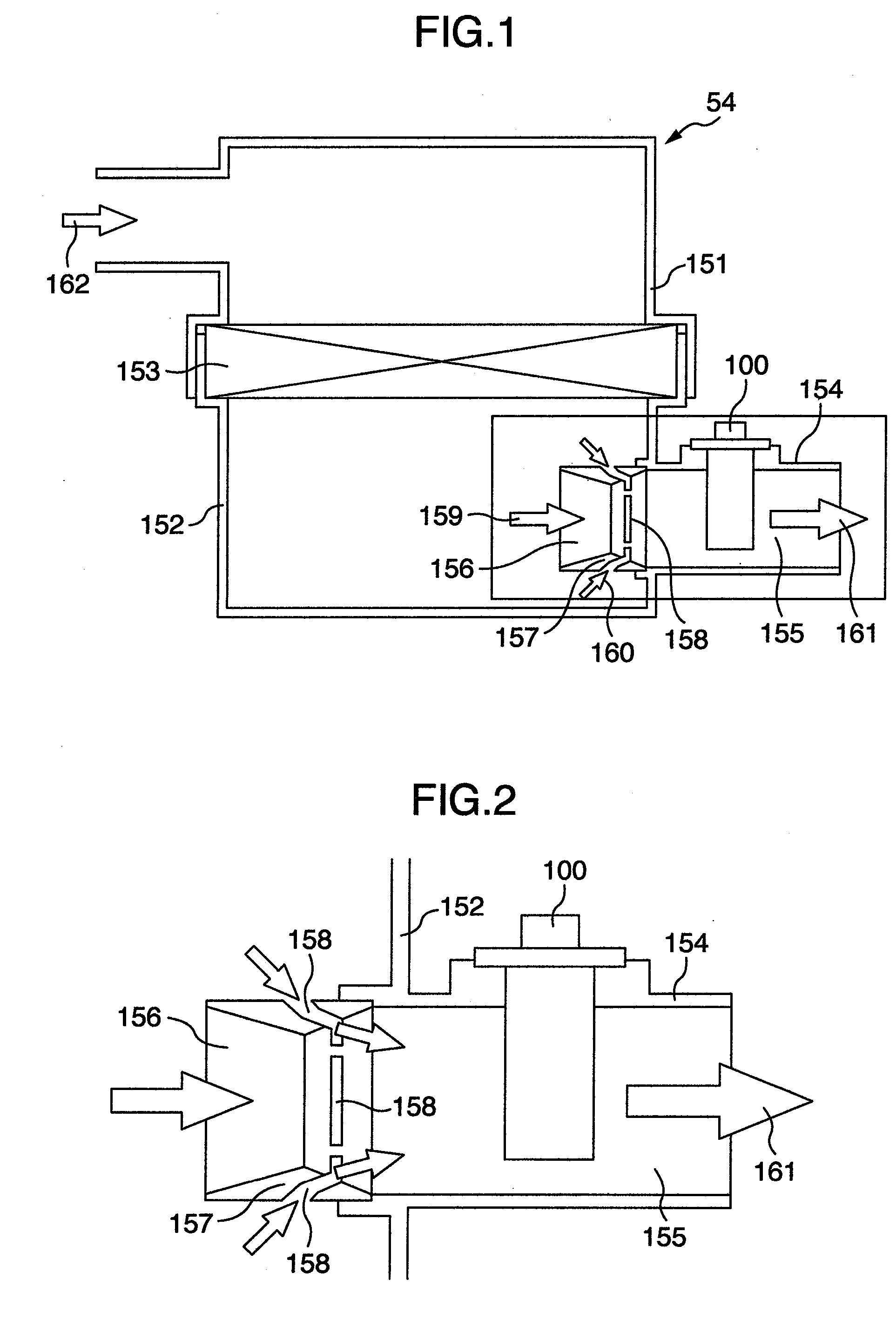 Configuration of air intake parts applied to thermal type air flow measuring instrument