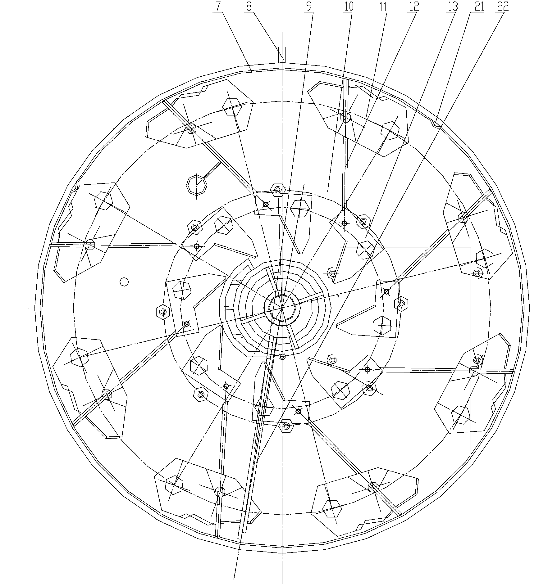 Double-beveled rocker seeding apparatus