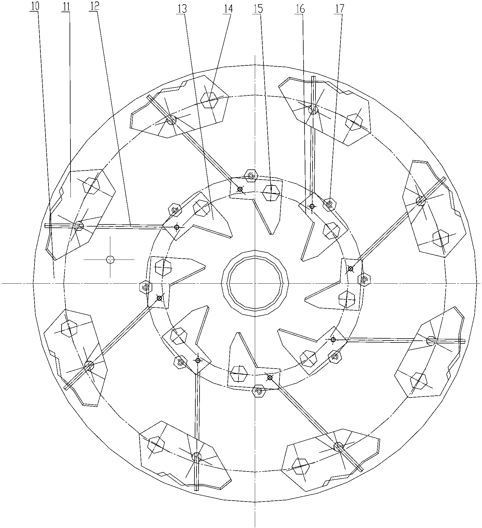 Double-beveled rocker seeding apparatus