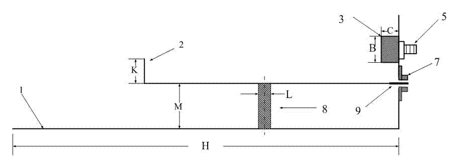 Directional antenna with slide tuning unit