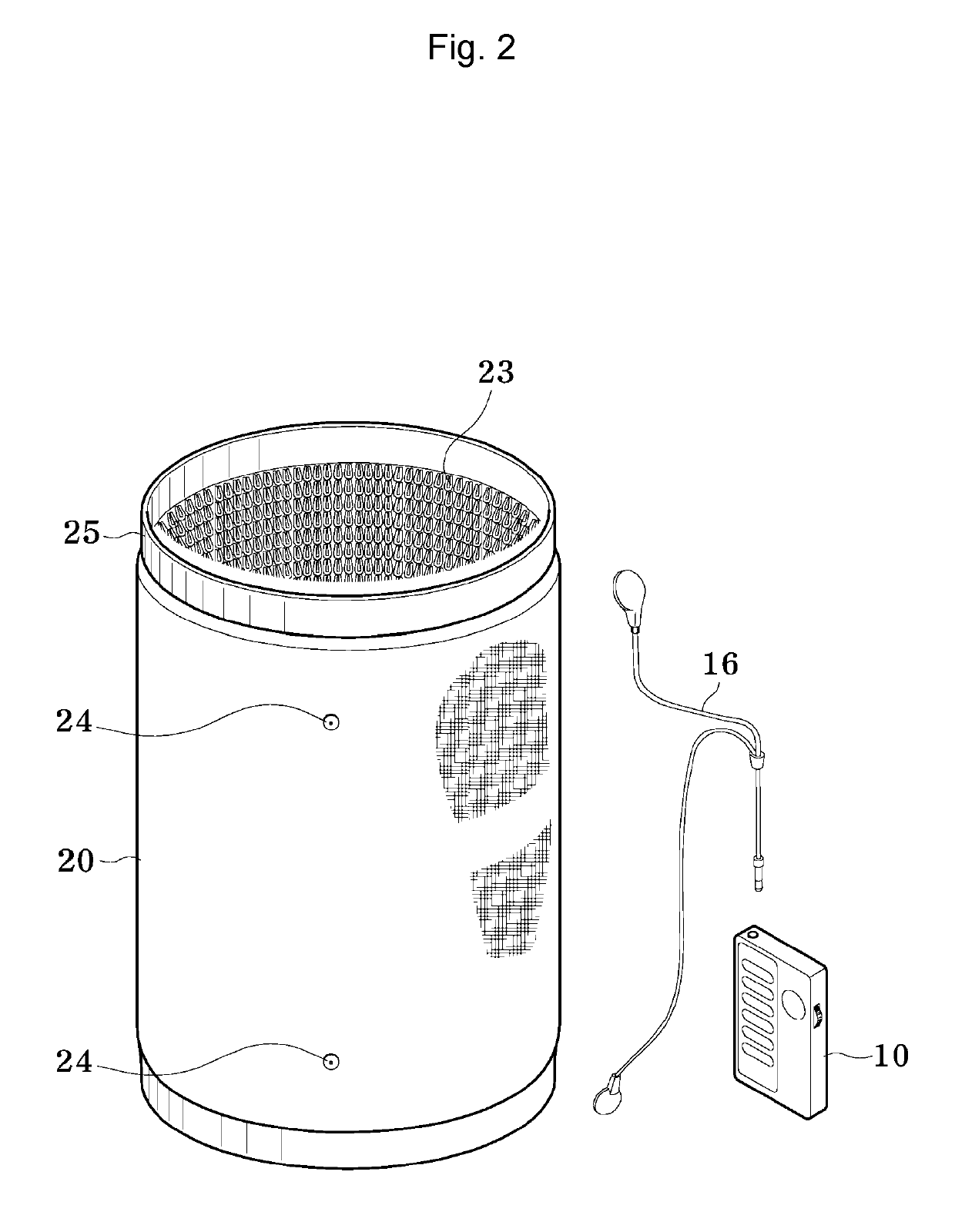 Wearable band for low-frequency therapy