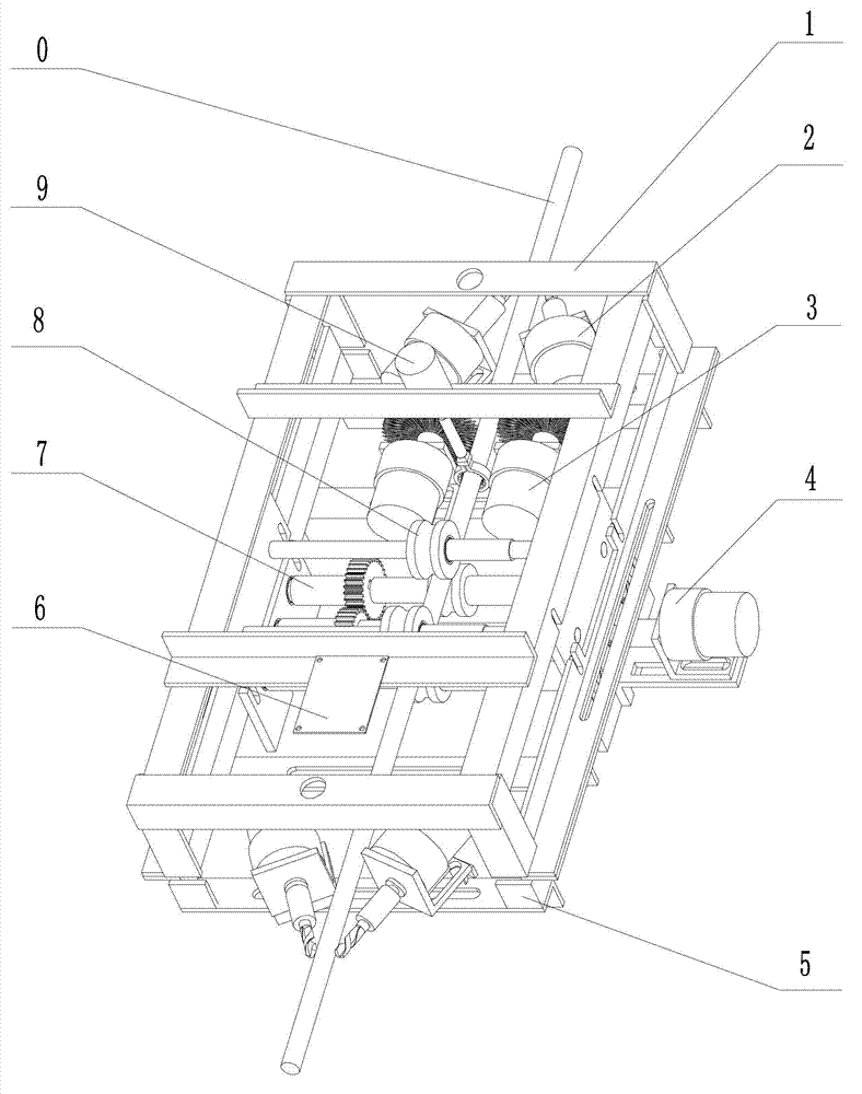 Anticing device of power transmission line and application method